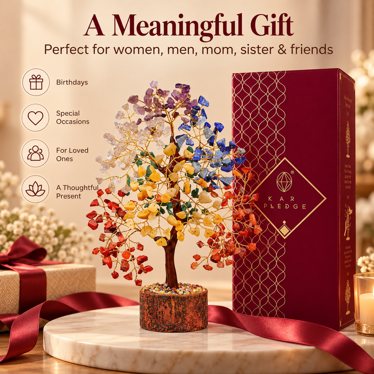 7 Chakra Crystal Tree of Life