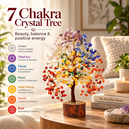 7 Chakra Crystal Tree of Life