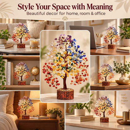7 Chakra Crystal Tree of Life